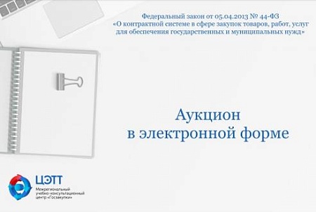 Госзакупки: Порядок осуществления закупок путем проведения аукциона в электронной форме (видео-урок)