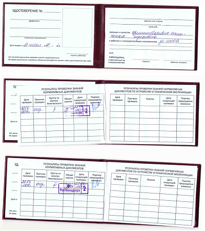 Повышение квалификации; "ЭЛЕКТРОБЕЗОПАСНОСТЬ: V ГРУППА ДО И СВЫШЕ 1000 В"