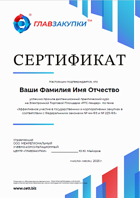 Практика на тренажере ЕИС (6 дней)